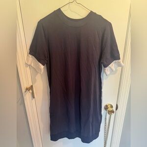 Casual Navy Midi Dress